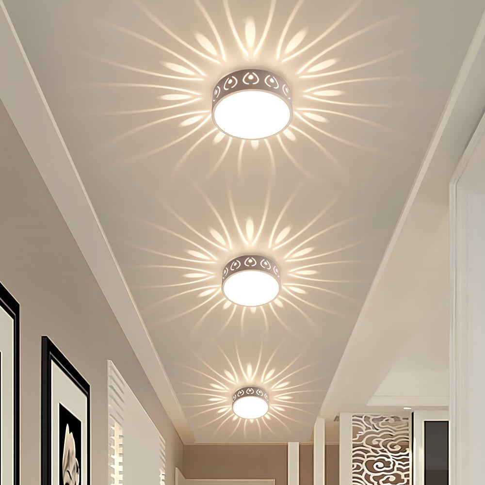 BowLift | LumiForm – Minimalist LED Ceiling Light with Soft Warm Glow