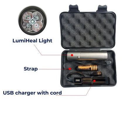 LumiHeal Light Therapy Device for Pain Relief | Reduces Inflammation - Enhances Circulation - Supports Muscle Relaxation - for Chronic Pain Bowlift