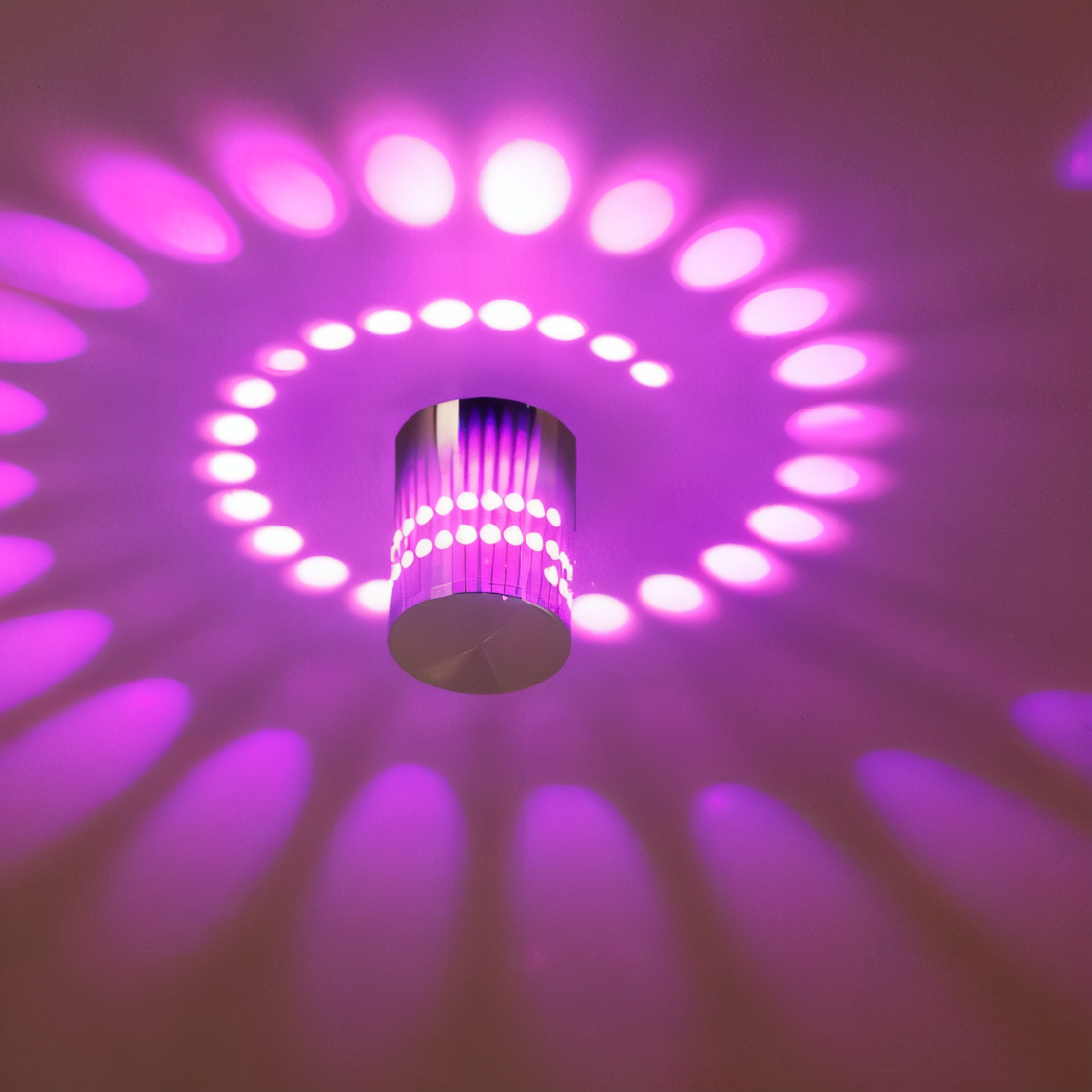 Skanto | LuminBlast Wall Lamp – Colorful Spiral Cylinder Wall Light for Modern Indoor Lighting