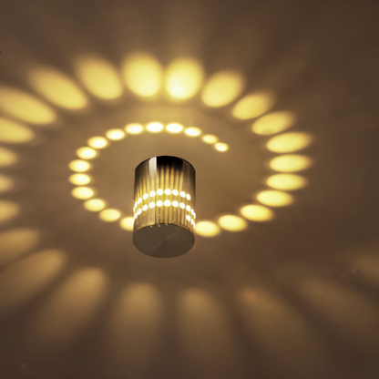 Skanto | LuminBlast Wall Lamp – Colorful Spiral Cylinder Wall Light for Modern Indoor Lighting