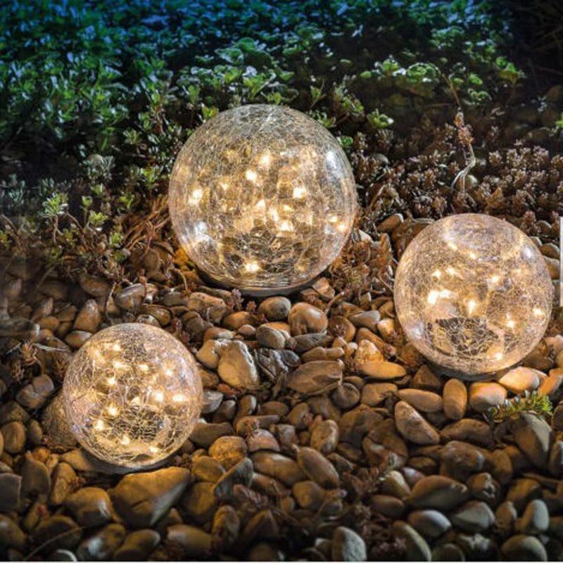 BowLift | LuminaraBeam Solar Garden Ball Lamp Elegant Design