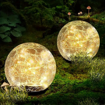 BowLift | LuminaraBeam Solar Garden Ball Lamp Elegant Design