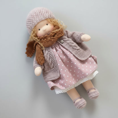 Skanto | Handmade Waldorf Doll Made of Cotton for Creative Play