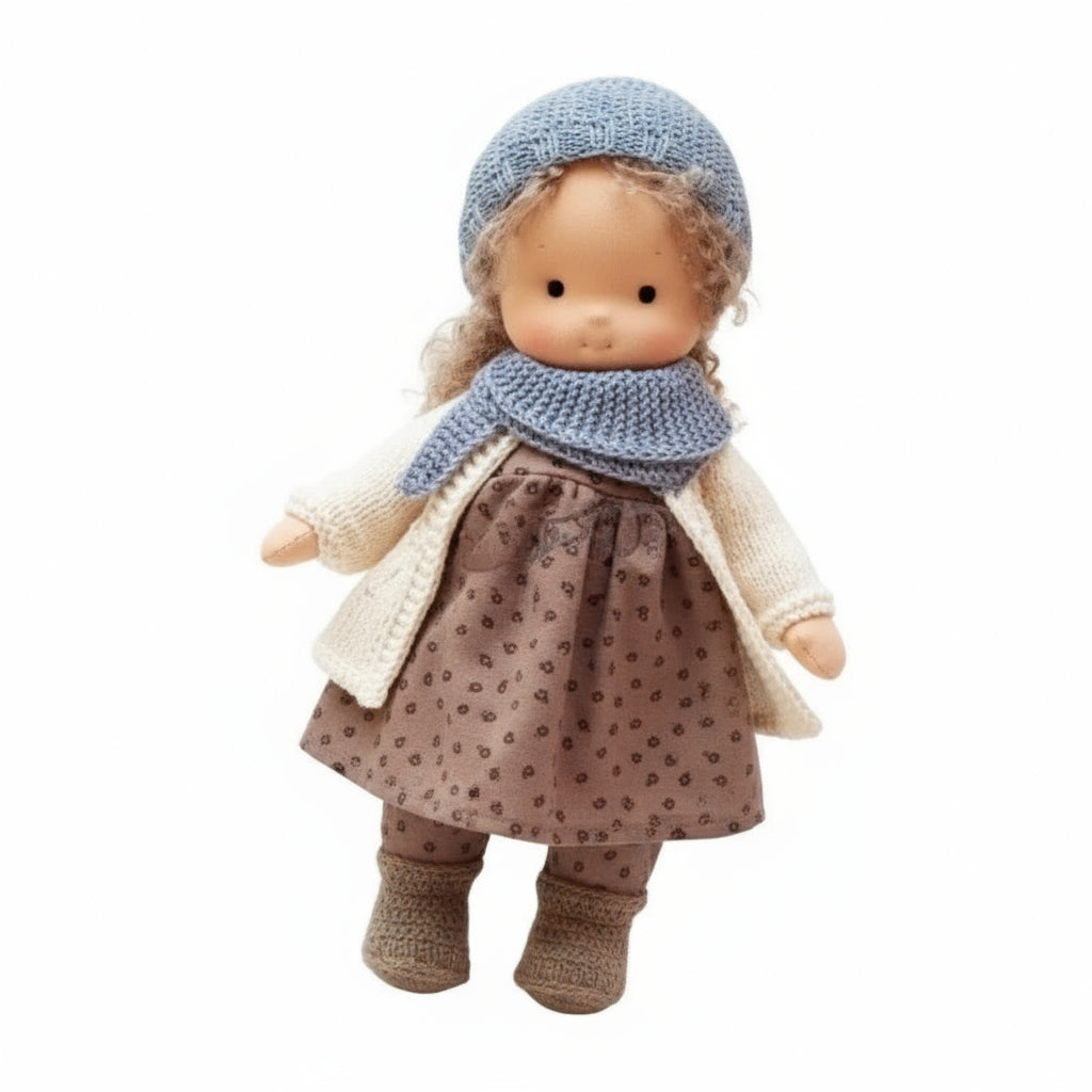 Skanto | Handmade Waldorf Doll Made of Cotton for Creative Play