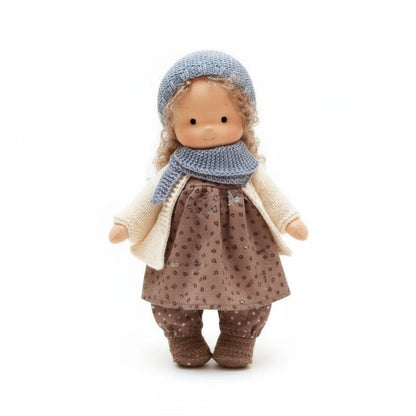 Skanto | Handmade Waldorf Doll Made of Cotton for Creative Play