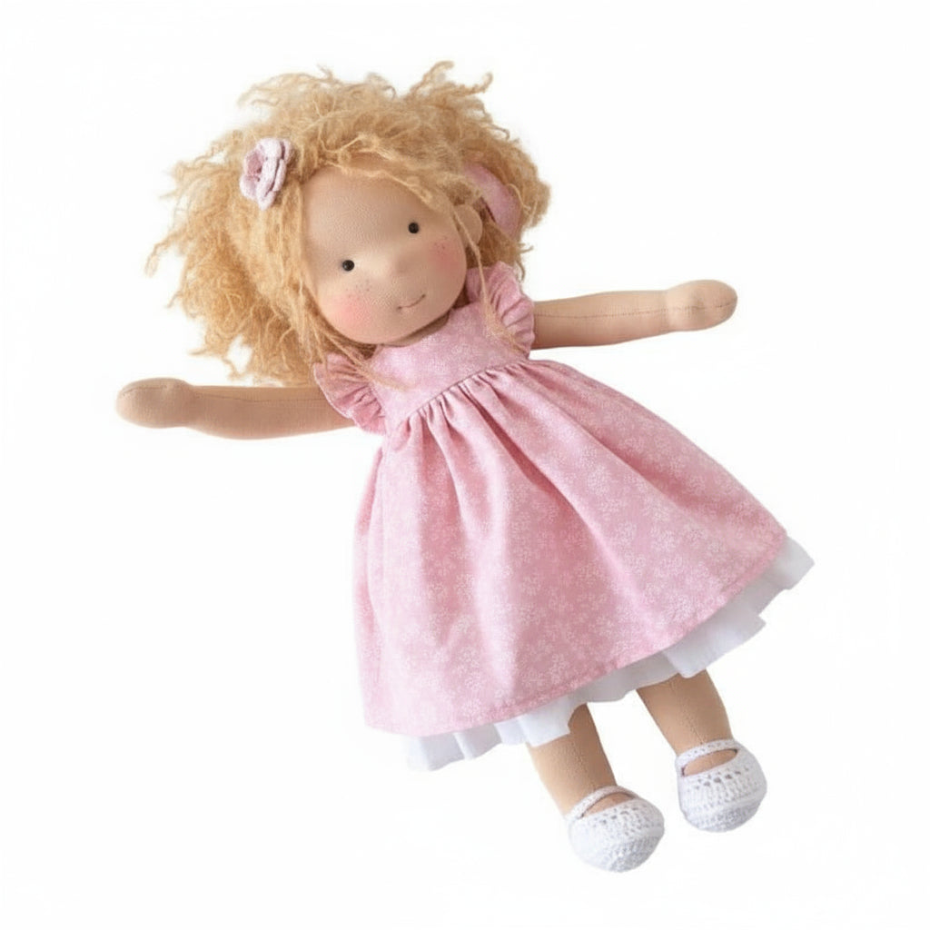 Skanto | Handmade Waldorf Doll Made of Cotton for Creative Play