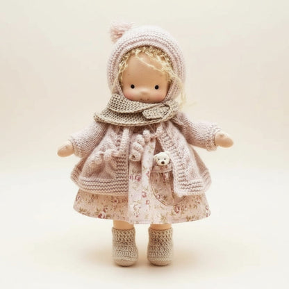 Skanto | Handmade Waldorf Doll Made of Cotton for Creative Play