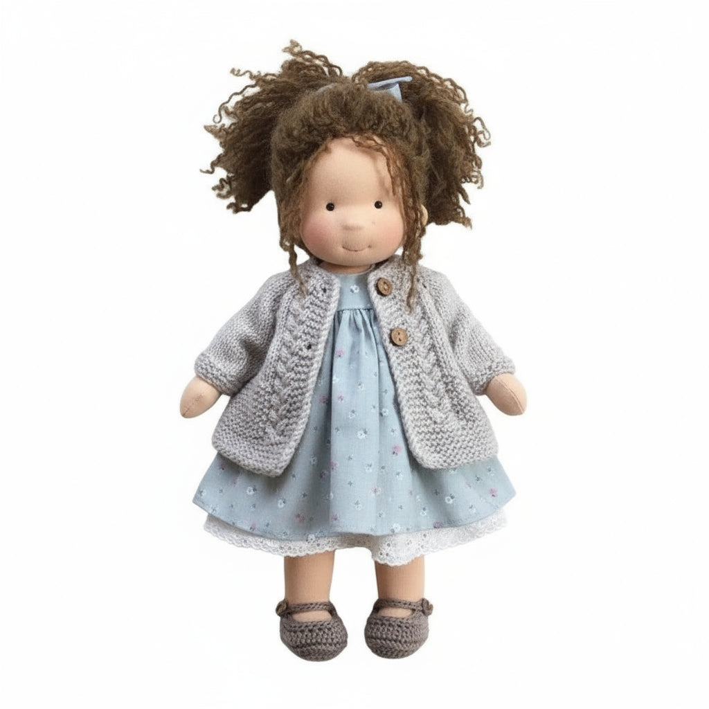 Skanto | Handmade Waldorf Doll Made of Cotton for Creative Play