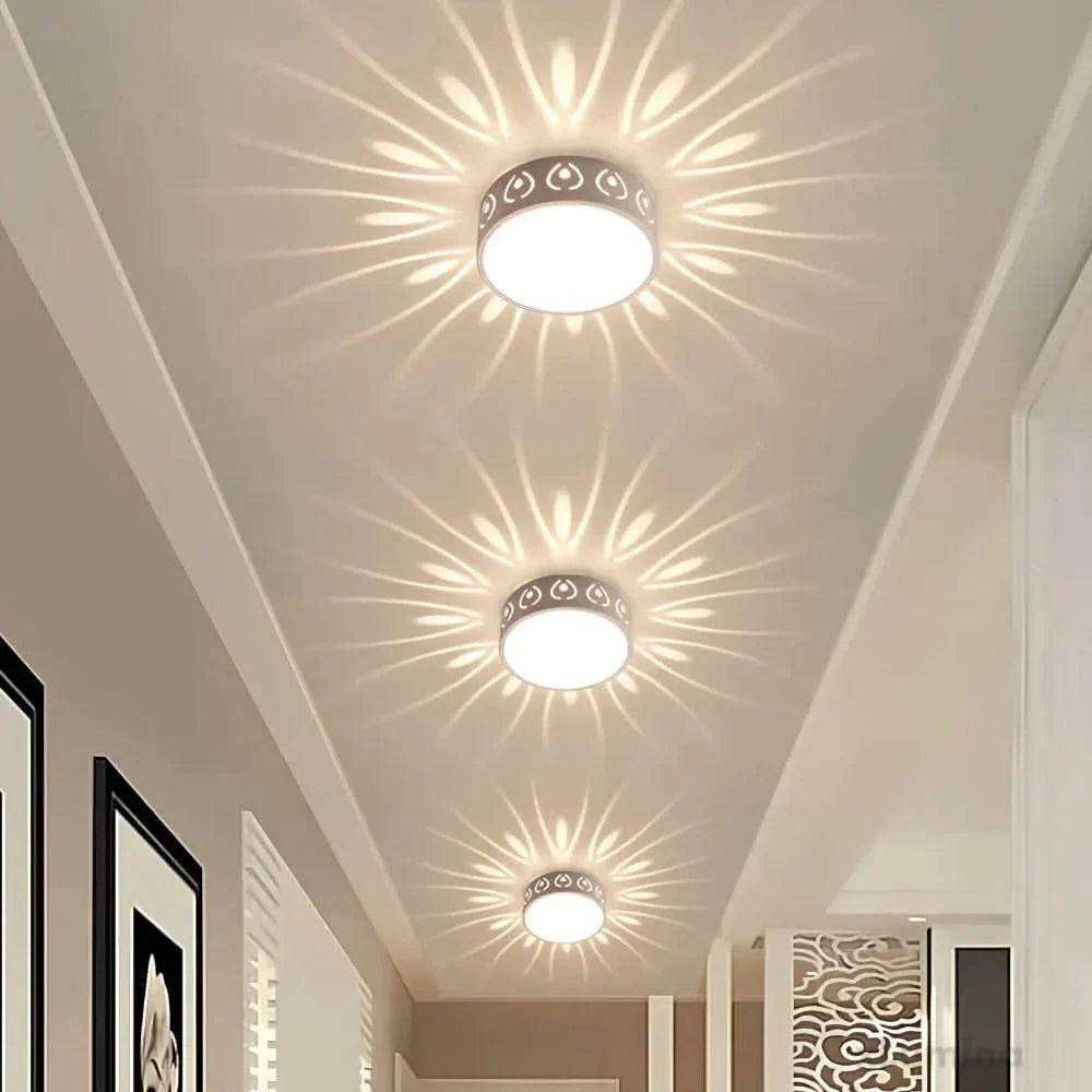 Skanto | Lunoval LED Ceiling Lamp – Ultra-Thin Round Fixture