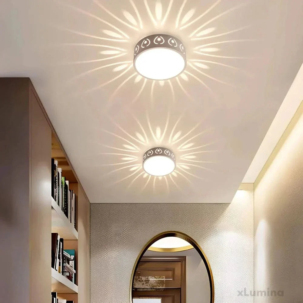 Skanto | Lunoval LED Ceiling Lamp – Ultra-Thin Round Fixture