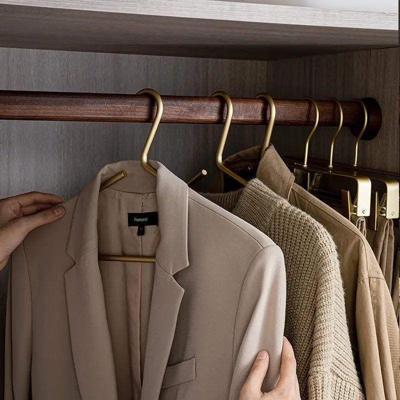 BowLift | Luxury Anti-Slip Clothes Hanger - Stylish Solid Matte Coat Hangers For Long Lasting Use - (5 per set)