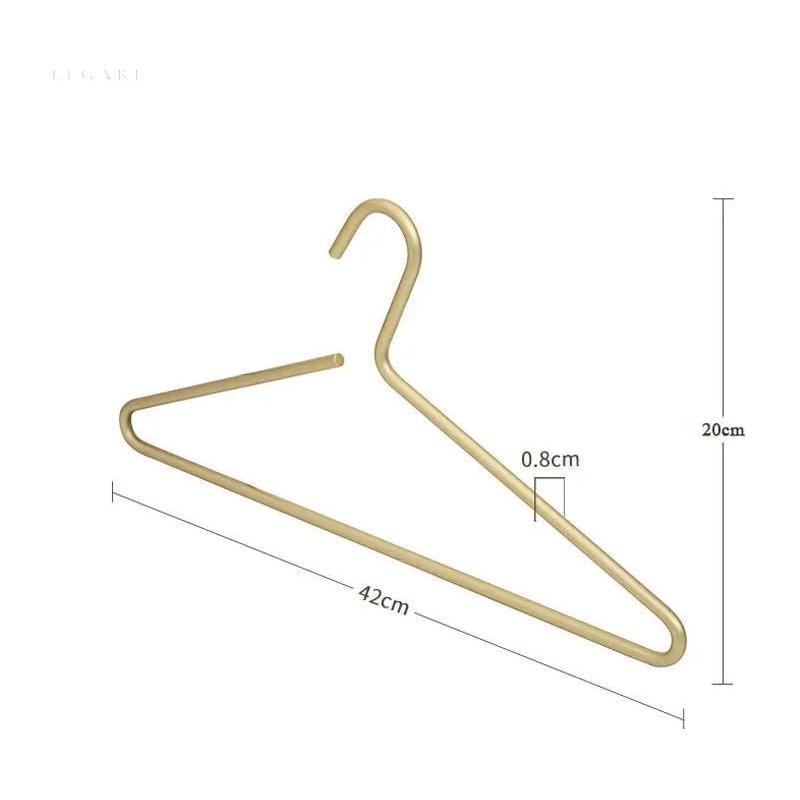 BowLift | Luxury Anti-Slip Clothes Hanger - Stylish Solid Matte Coat Hangers For Long Lasting Use - (5 per set)
