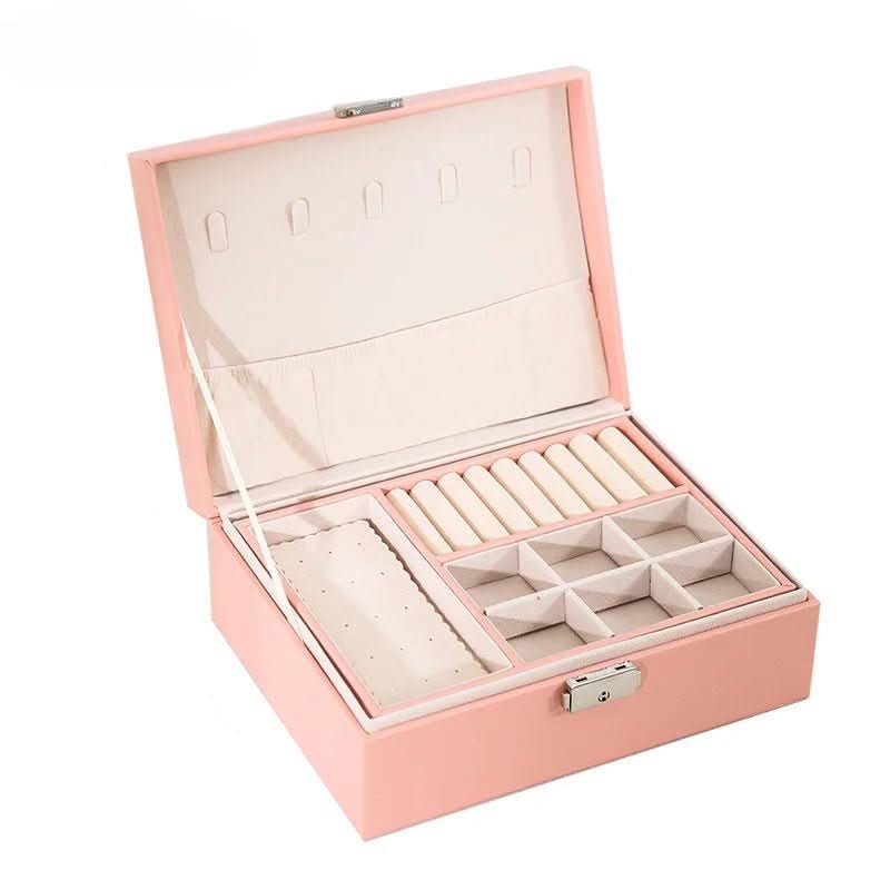 Skanto | Jewelry Box Made of Wood with PU Leather Surface