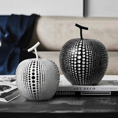 Dot pattern Apple Sculpture | Brehn