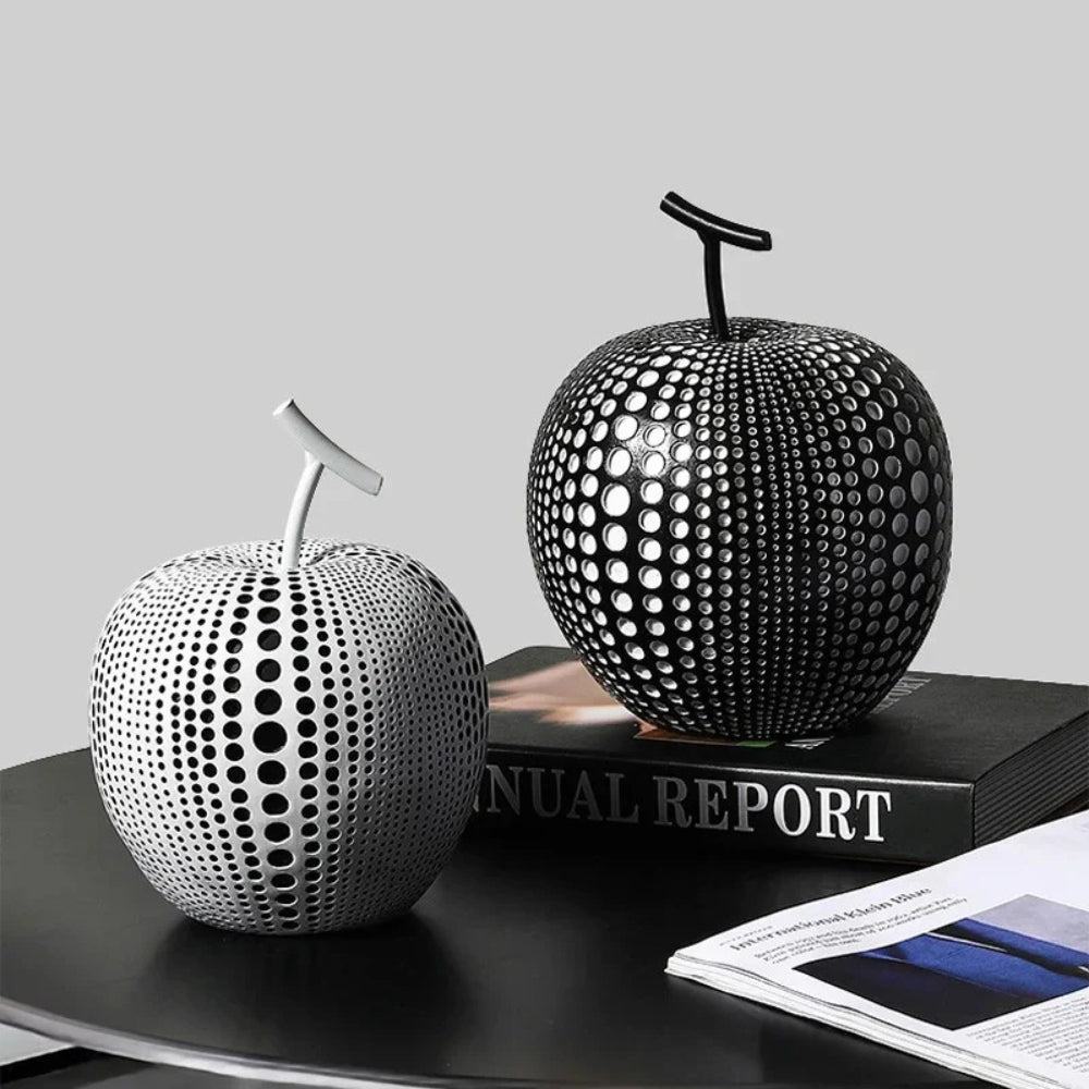 Dot pattern Apple Sculpture | Brehn