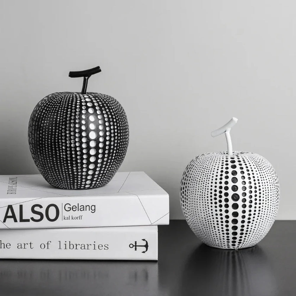 Dot pattern Apple Sculpture | Brehn