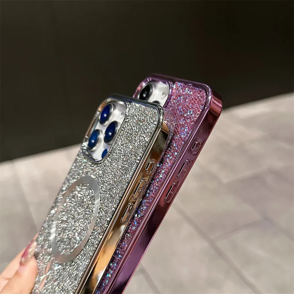Skanto | Bling Glitter Magnetic Case for iPhone