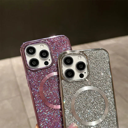 Skanto | Bling Glitter Magnetic Case for iPhone