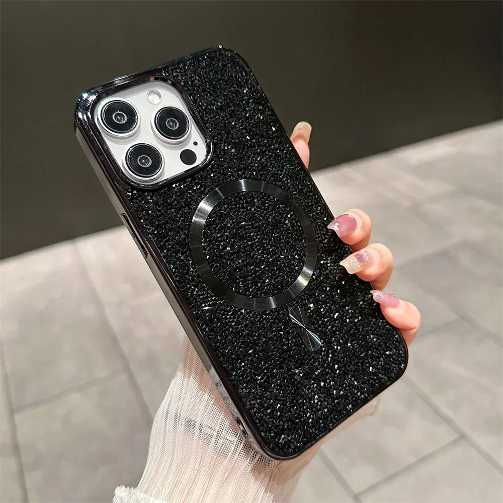 Skanto | Bling Glitter Magnetic Case for iPhone
