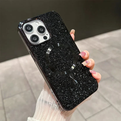Skanto | Bling Glitter Magnetic Case for iPhone