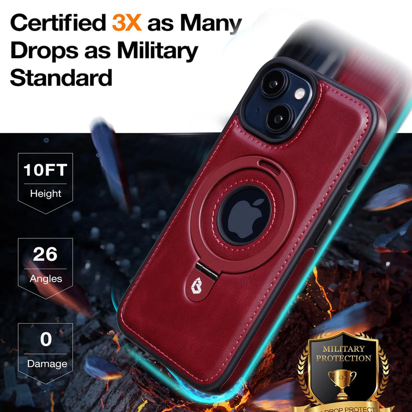 Skanto | Magnetic iPhone Case with Invisible Ring Holder
