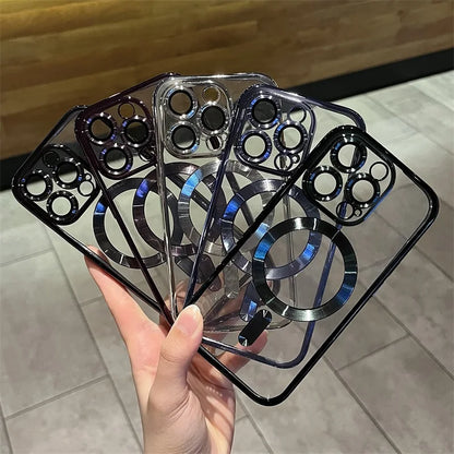 Clear Soft Magnetic Case for iPhone