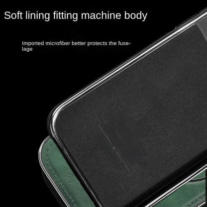 Skanto | Luxurious Leather Invisible Stand iPhone Case