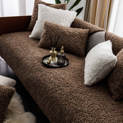 Skanto | Warm Fleece Furniture Protector Mat Anti-Slip Sofa Cover