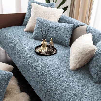 Skanto | Warm Fleece Furniture Protector Mat Anti-Slip Sofa Cover