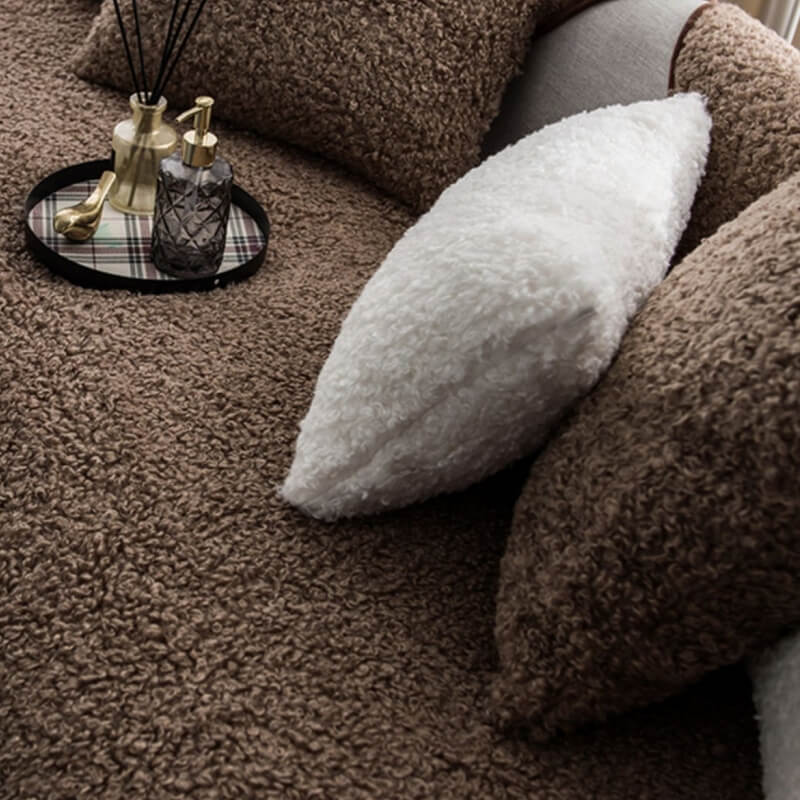 Skanto | Luxury Warm Fleece Furniture Protector Mat Anti-Slip Sofa Cover