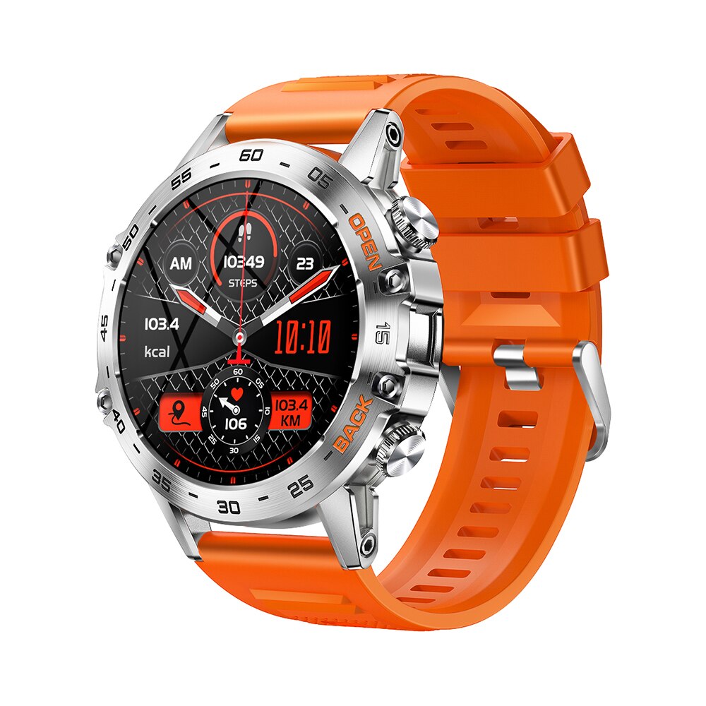 Luxury 1.39" Bluetooth Call Smartwatch Men Sports Fitness Watches | IP68 Waterproof Smartwatch for Xiaomi Android iOS K52 - Smartwatch, Sport, Fitness, Waterproof
