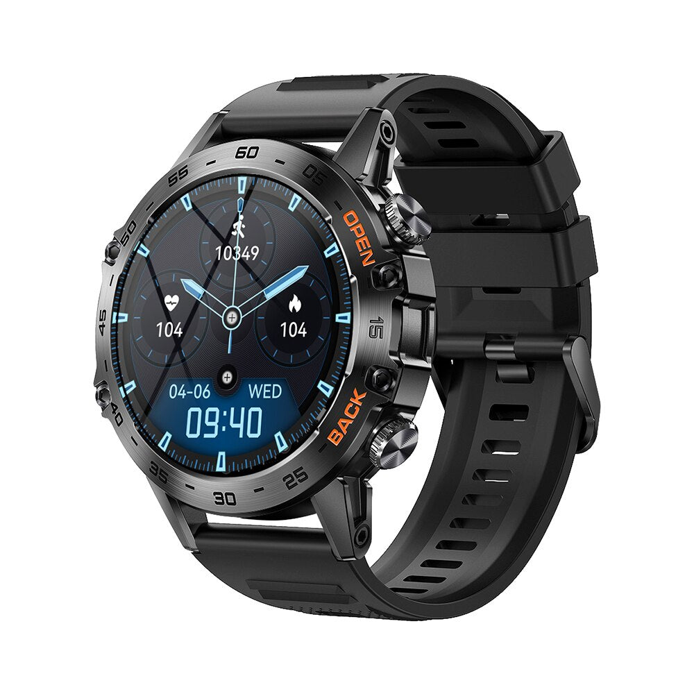 Luxury 1.39" Bluetooth Call Smartwatch Men Sports Fitness Watches | IP68 Waterproof Smartwatch for Xiaomi Android iOS K52 - Smartwatch, Sport, Fitness, Waterproof