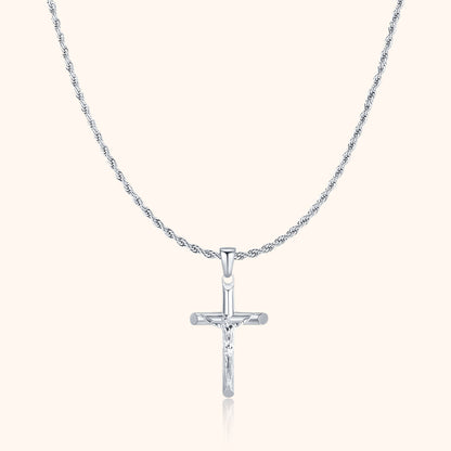 Skanto | Men's Necklace With Cross - Salvator