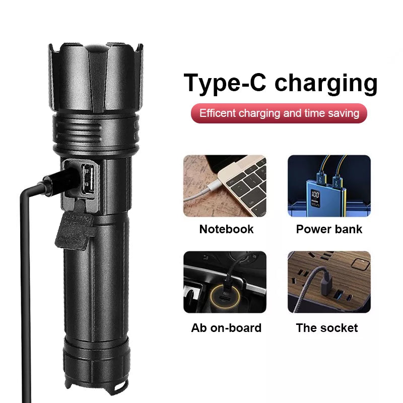 Skanto | LED Flashlight | Rechargeable Flashlight