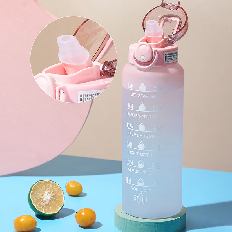 GoalHydrate Bottle - Motivation Water Bottle for Daily Use Bowlift