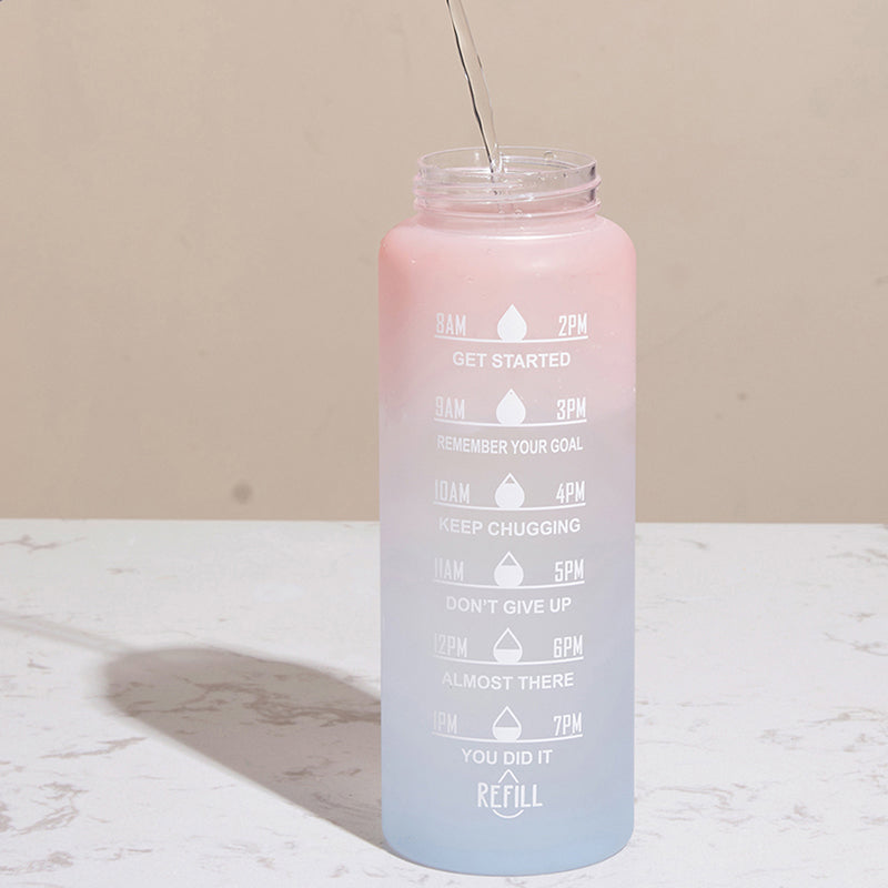 GoalHydrate Bottle - Motivation Water Bottle for Daily Use Bowlift