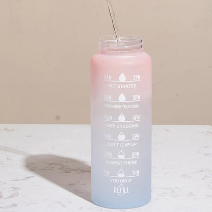 GoalHydrate Bottle - Motivation Water Bottle for Daily Use Bowlift