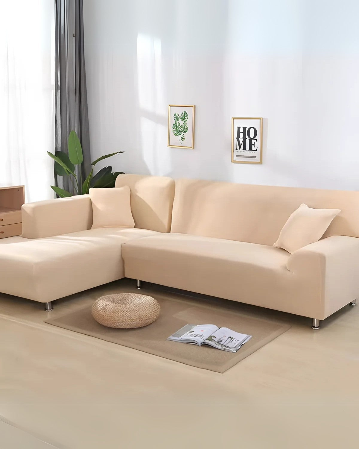 Skanto | Elegant Modular Sofa Cover with Any Arrangement Option