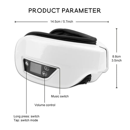 Smart Eye Massager with Airbag Technology Skanto