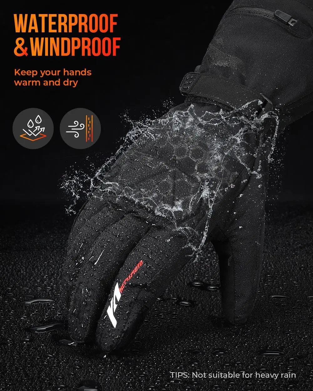 Skanto | Thermal Heated Gloves | Waterproof Rechargeable Winter Gloves