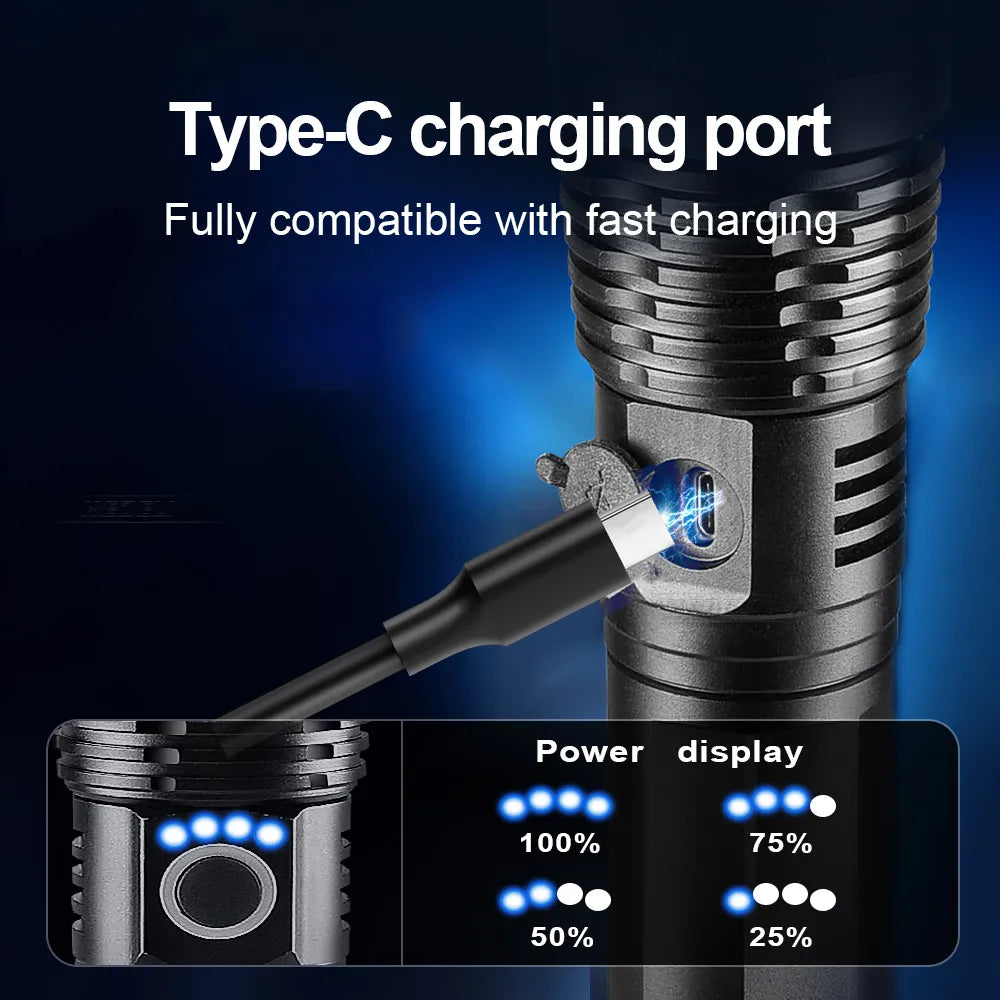Skanto | LED Flashlight | Rechargeable Flashlight