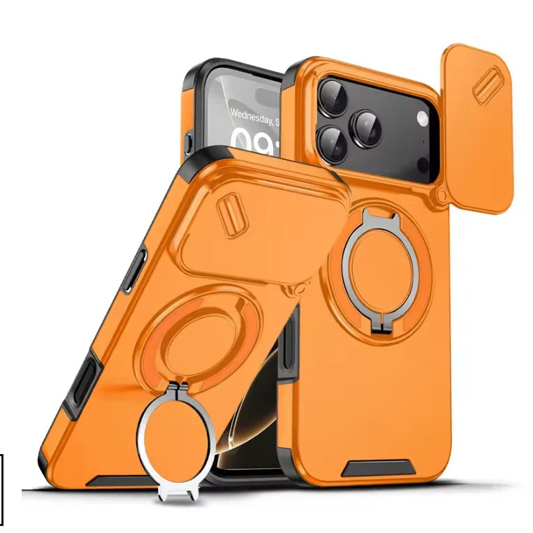 BowLift | Robust magnetic armor case with stand for iPhone 17 series