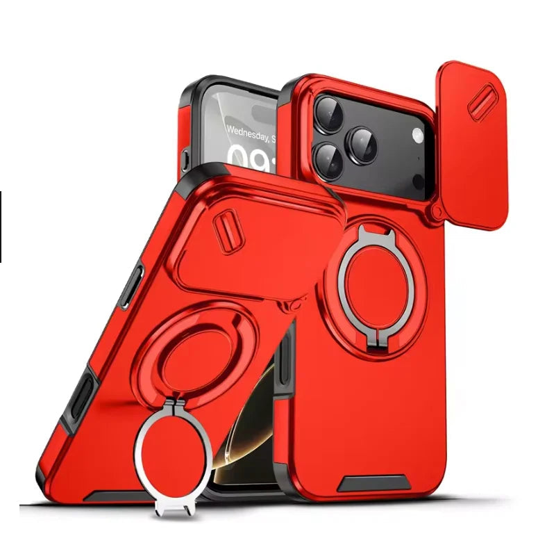BowLift | Robust magnetic armor case with stand for iPhone 17 series