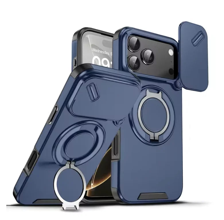 BowLift | Robust magnetic armor case with stand for iPhone 17 series