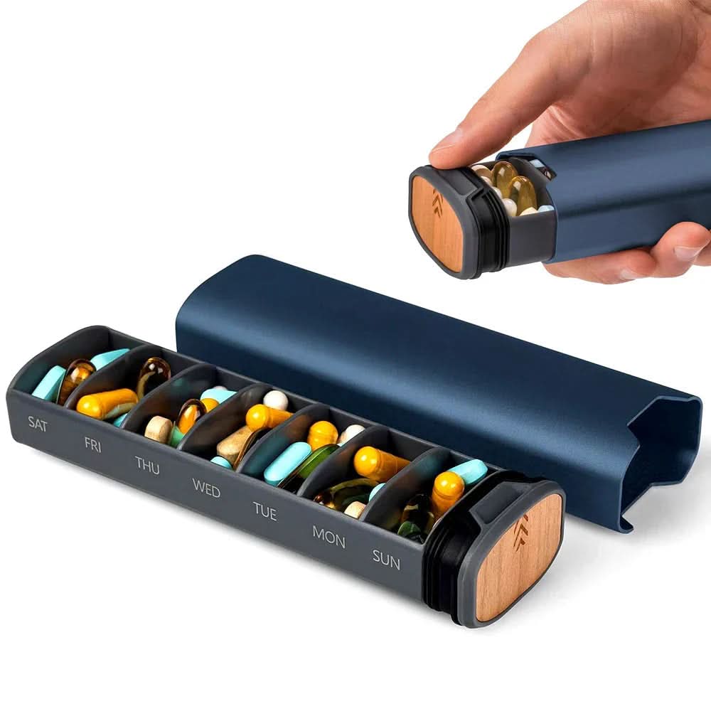 Skanto | Spill-proof 7-Day Pill Box with Closure
