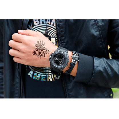 BowLift | TitanGuard Military Men's Watch – Rugged Multifunctional Analog & Digital Timepiece