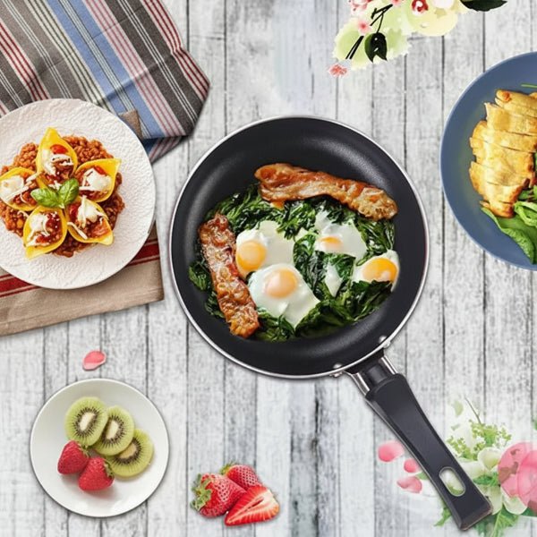 Skanto | Non-stick Coated Mini Frying Pan Set Made of Stainless Steel for Healthy Cooking