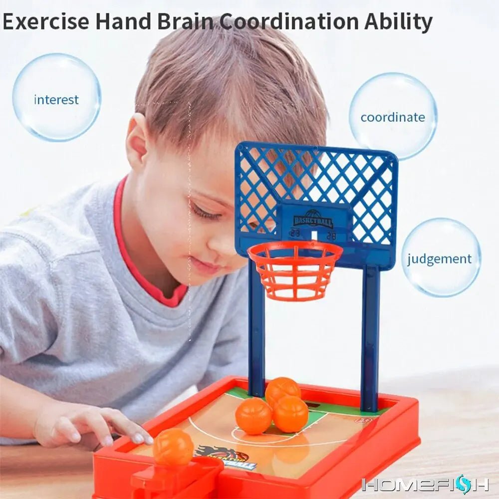 BowLift | Portable Mini Basketball Game for Desk, Travel & Family Fun