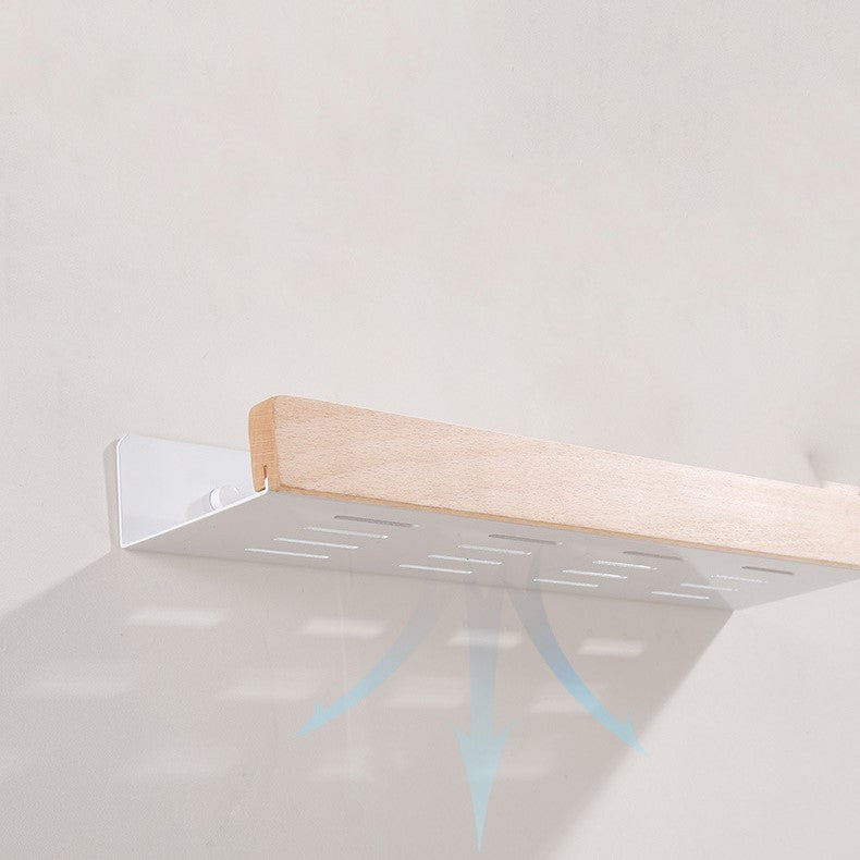 Skanto | Woodify Wall Shelf - Stylish Shower Shelf Without Drilling