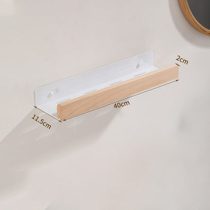 Skanto | Woodify Wall Shelf - Stylish Shower Shelf Without Drilling